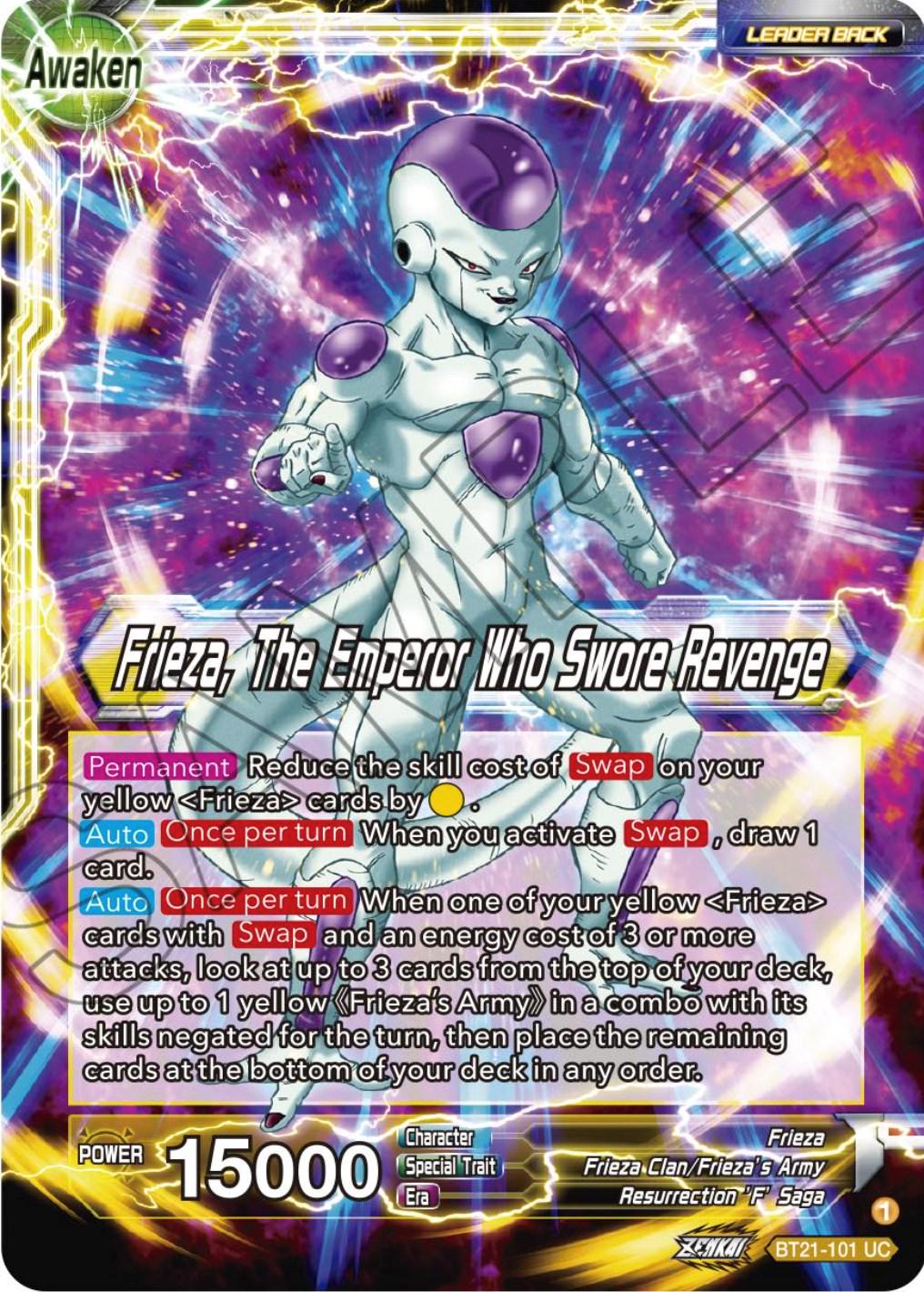 Frieza // Frieza, The Emperor Who Swore Revenge BT21-101