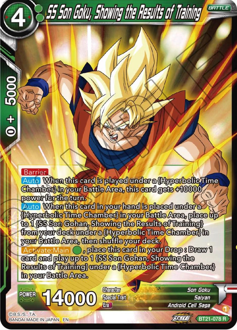 SS Son Goku, Showing the Results of Training BT21-078