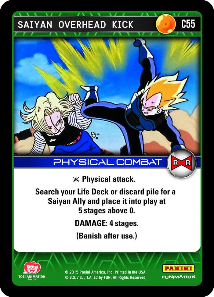 Saiyan Overhead Kick C55
