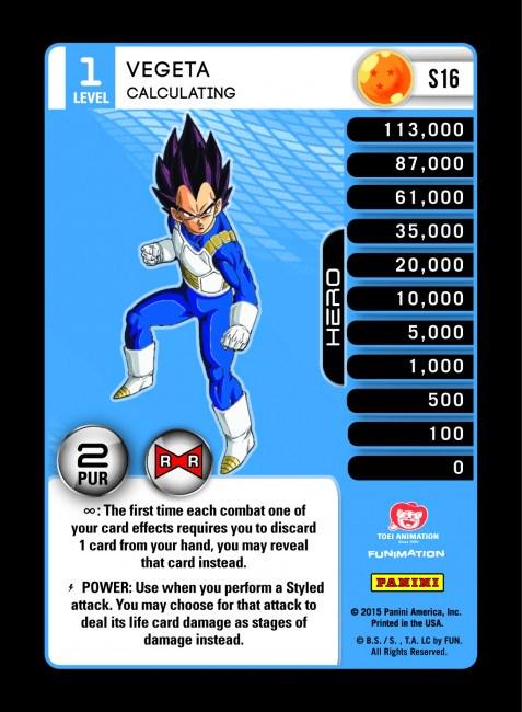 Vegeta - Calculating [High Tech Foil] S16