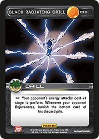 Black Radiating Drill C15