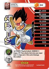 Vegeta - Villainous [Rainbow Parallel Foil] S2