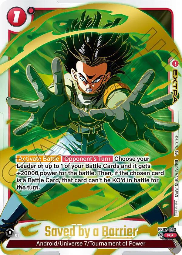 Saved By A Barrier [Gold] FB02-033