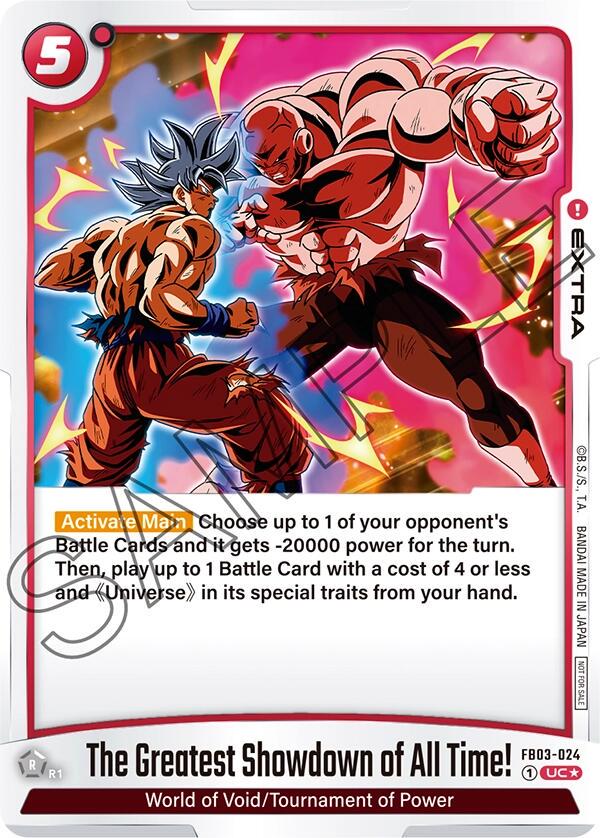 The Greatest Showdown of All Time! [Tournament Pack] FB03-024
