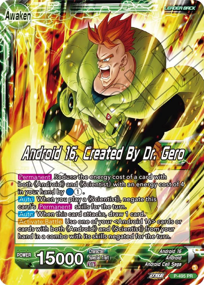 Android 16 // Android 16, Created By Dr. Gero P-495