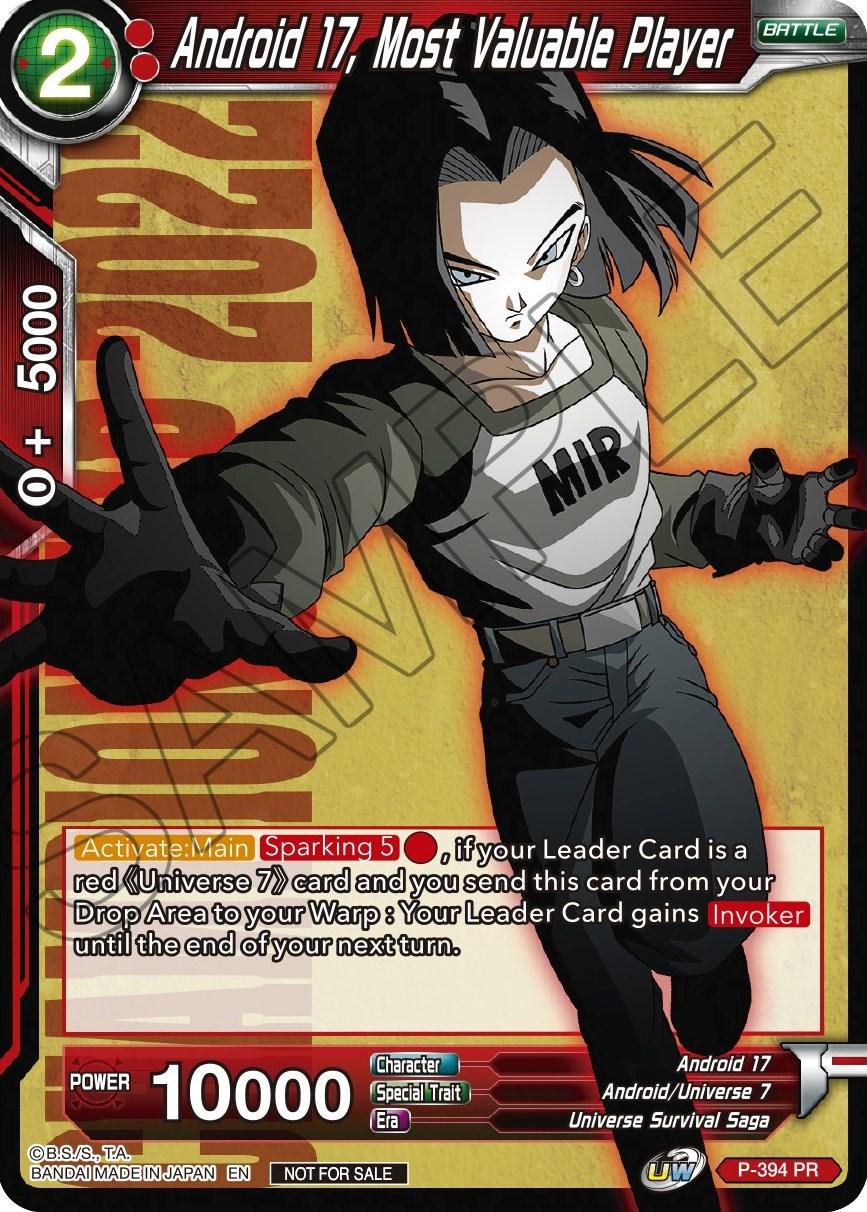 Android 17, Most Valuable Player P-394