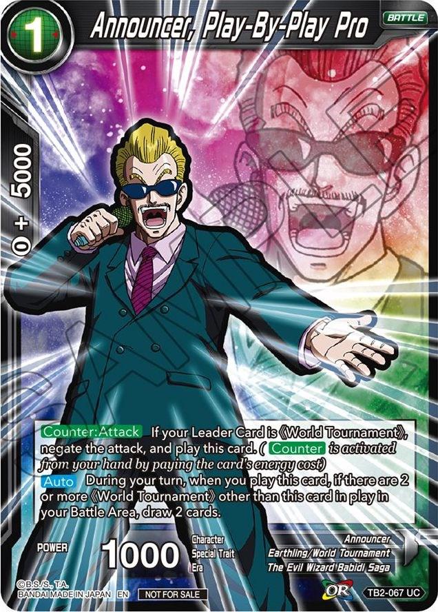 Announcer, Play-By-Play Pro TB2-067