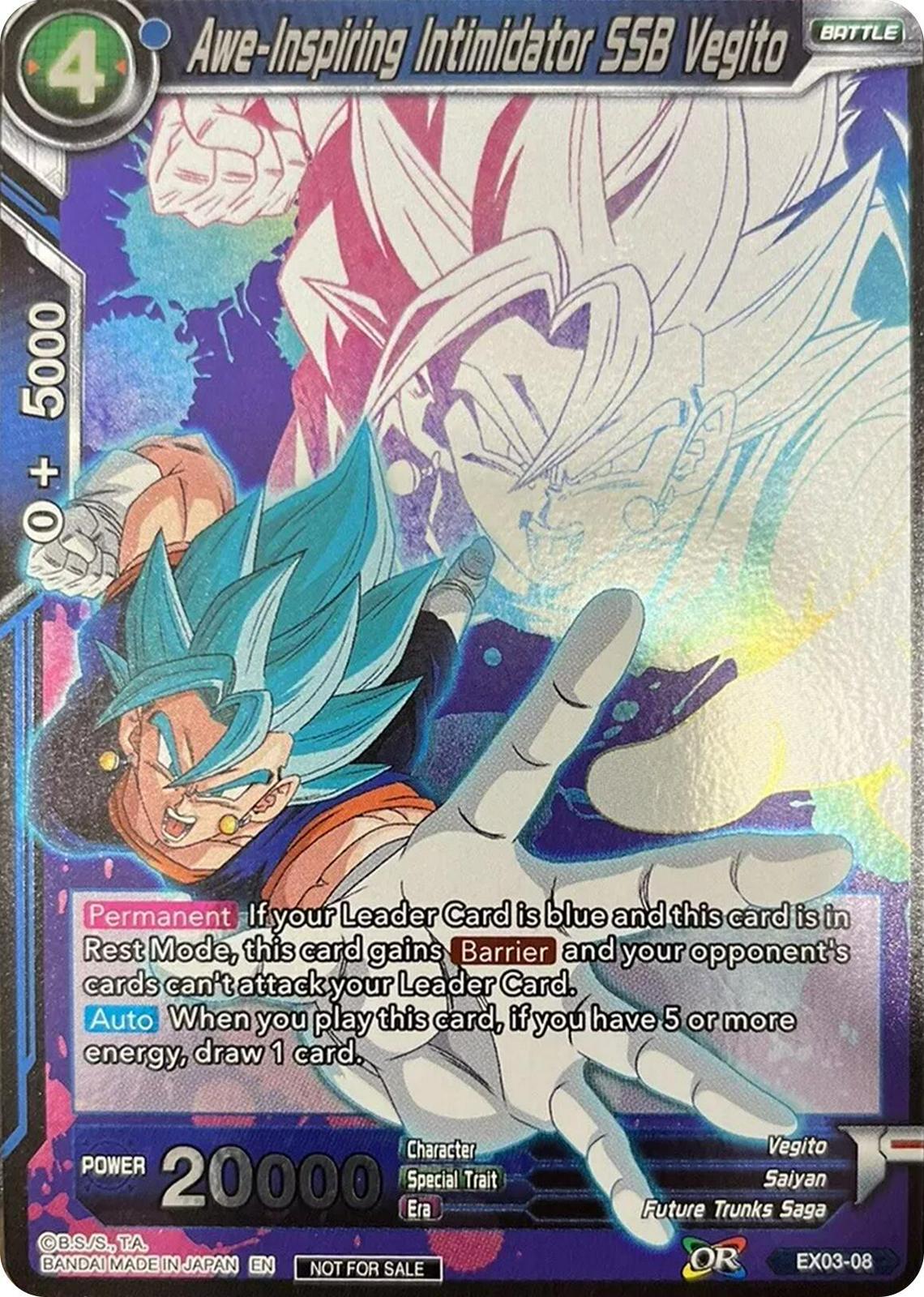 Awe-Inspiring Intimidator SSB Vegito EX03-08