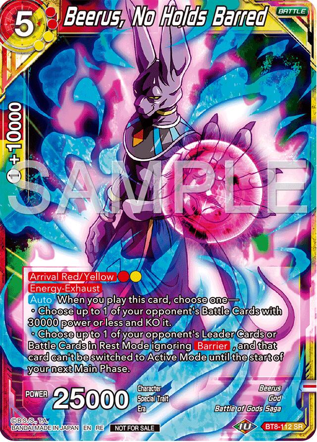 Beerus, No Holds Barred BT8-112