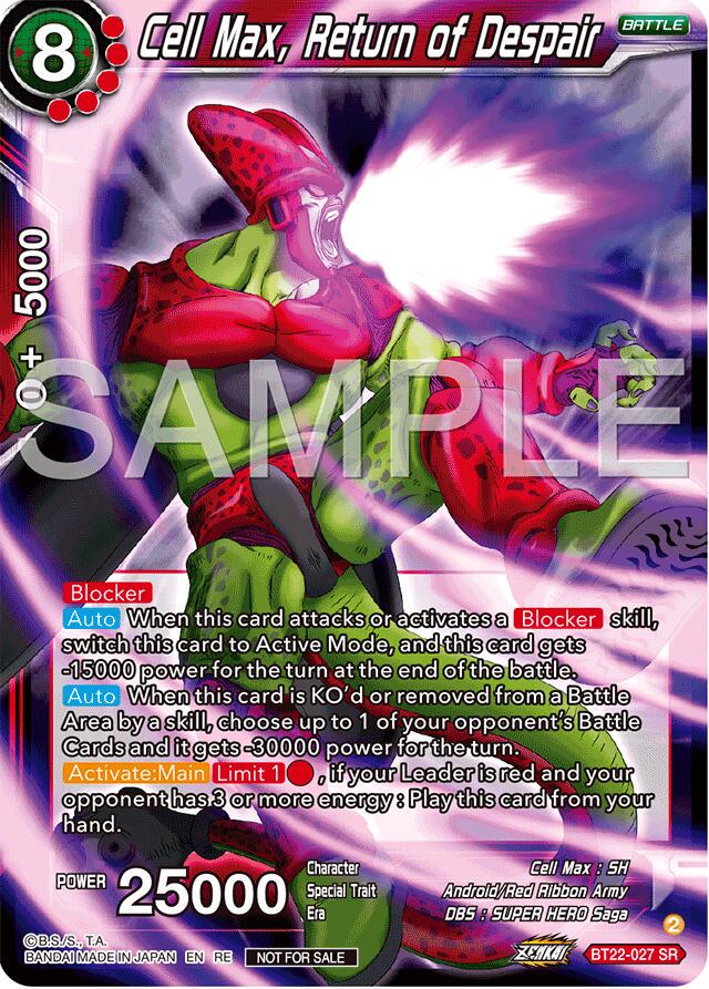 Cell Max, Return of Despair BT22-027