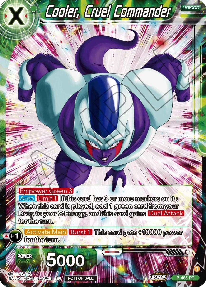 Cooler, Cruel Commander P-465