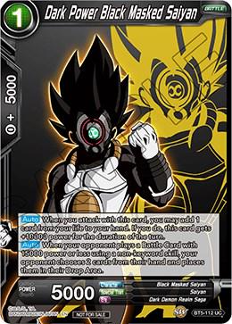 Dark Power Black Masked Saiyan BT5-112_PR
