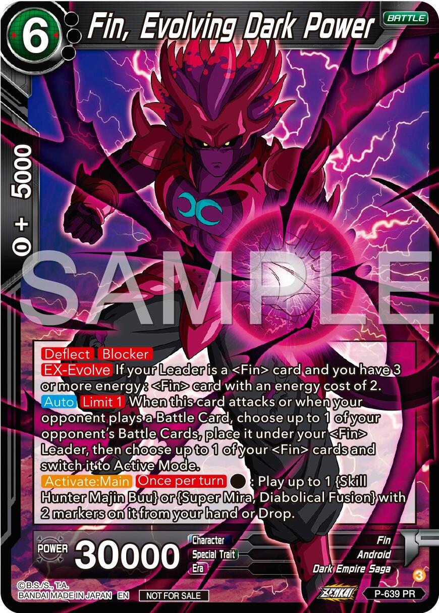 Fin, Evolving Dark Power P-639