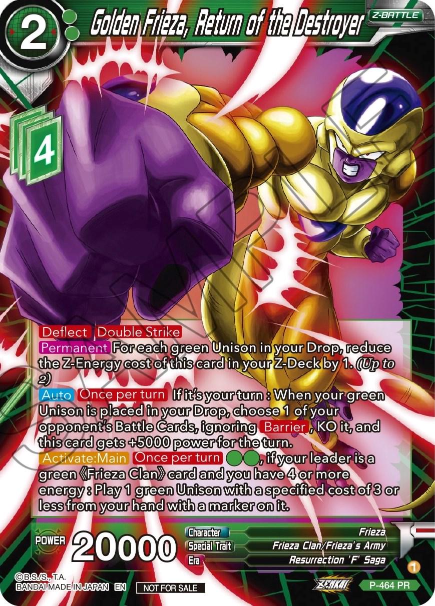 Golden Frieza, Return of the Destroyer P-464