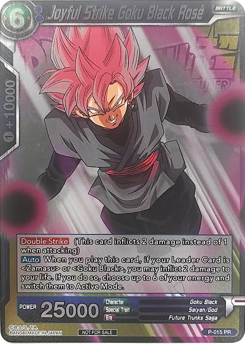 Joyful Strike Goku Black Rose [Metallic Foil] P-015