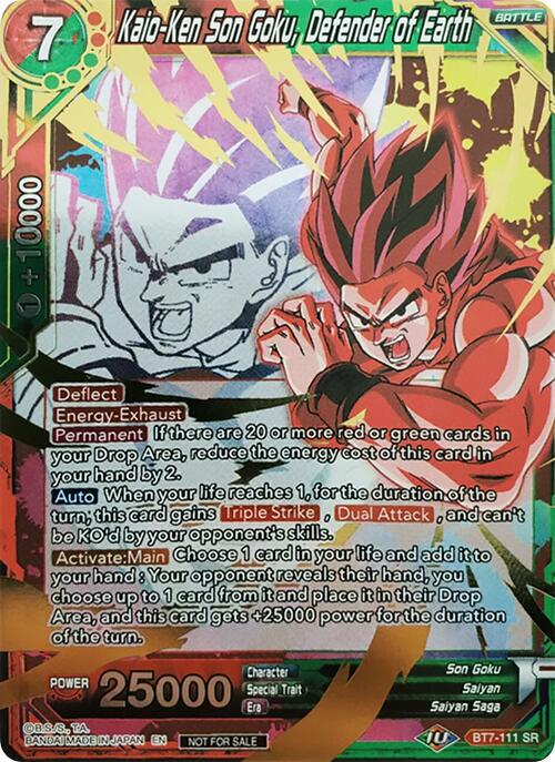 Kaio-Ken Son Goku, Defender of Earth BT7-111