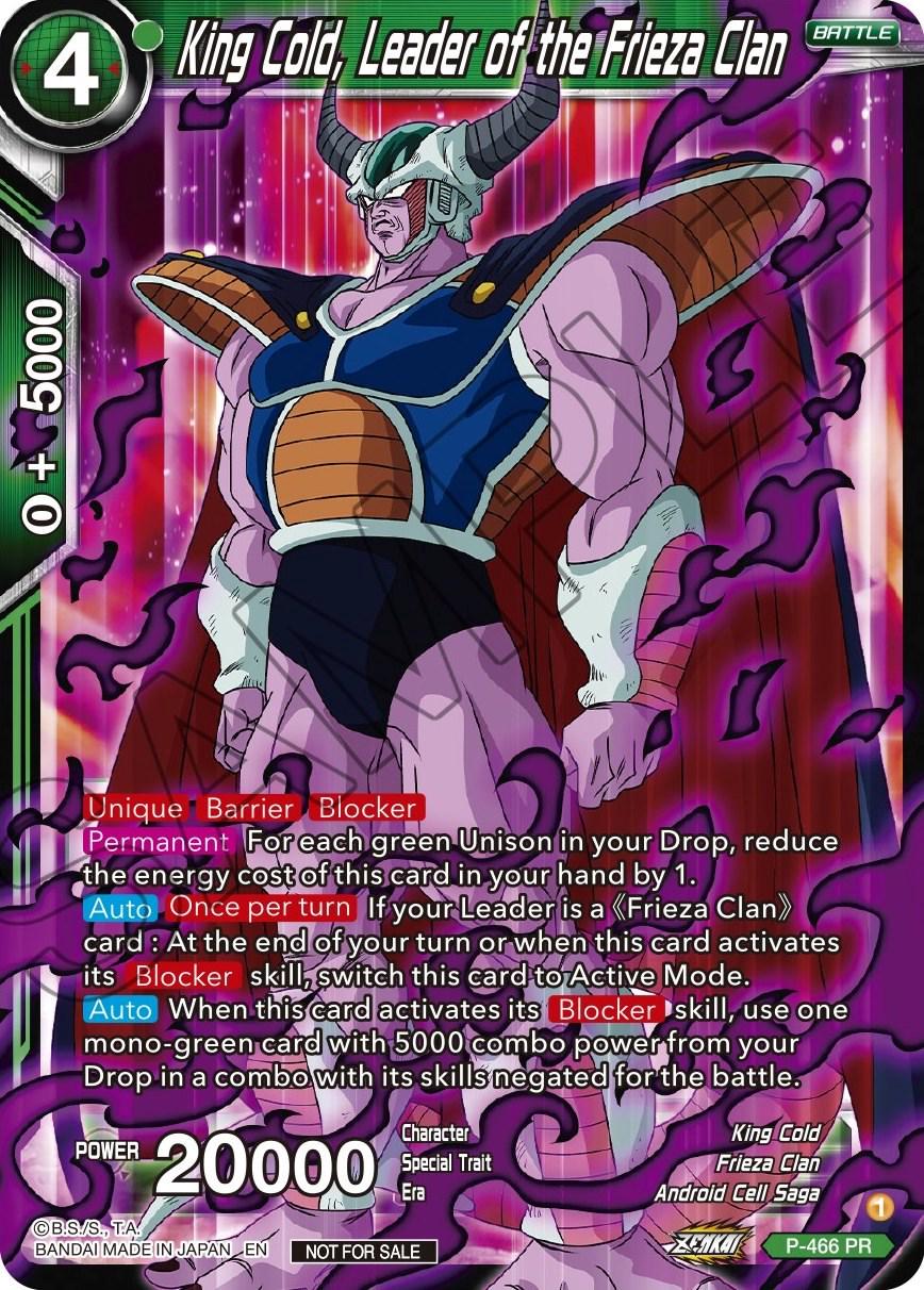 King Cold, Leader of the Frieza Clan P-466