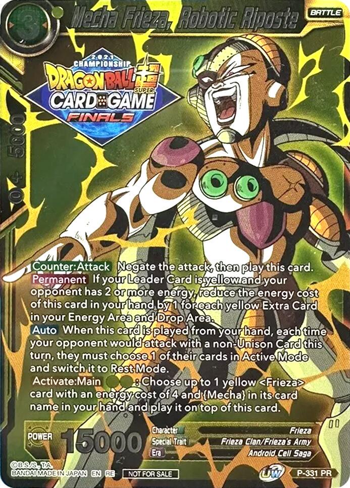 Mecha Frieza, Robotic Riposte [Championship] P-331