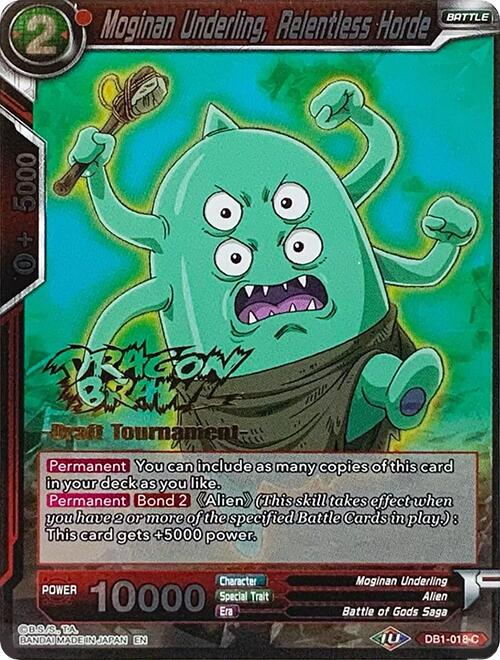 Moginan Underling, Relentless Horde [Gold Stamped Foil] DB1-018