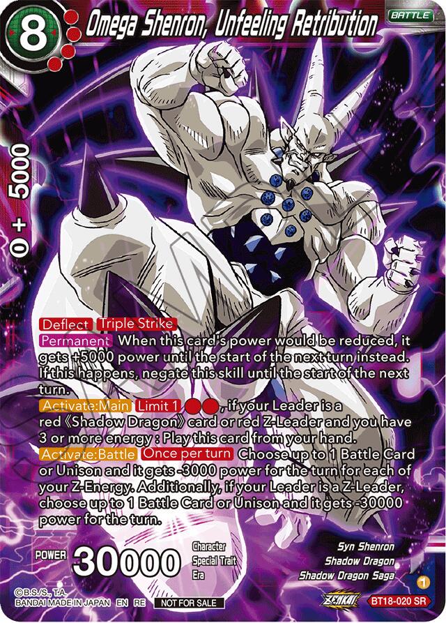 Omega Shenron, Unfeeling Retribution BT18-020