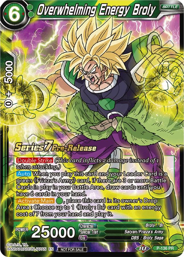 Overwhelming Energy Broly [Alt Art] P-136