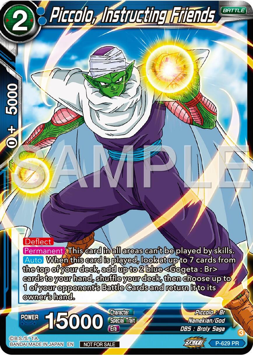 Piccolo, Instructing Friends P-629