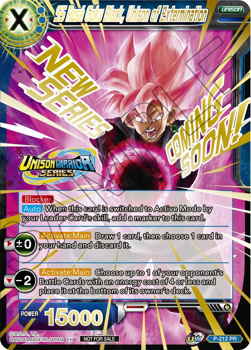 SS Rose Goku Black, Unison of Extermination [Hot Stamped] P-212