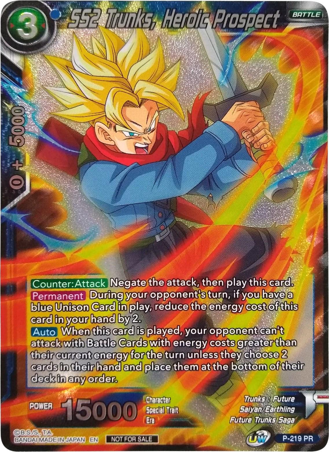 SS2 Trunks, Heroic Prospect [Player's Choice] P-219