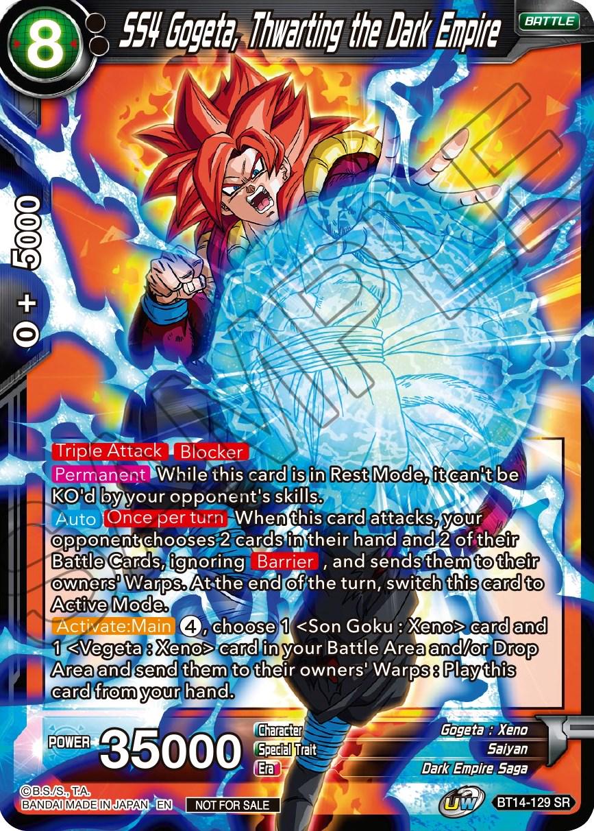 SS4 Gogeta, Thwarting the Dark Empire BT14-129