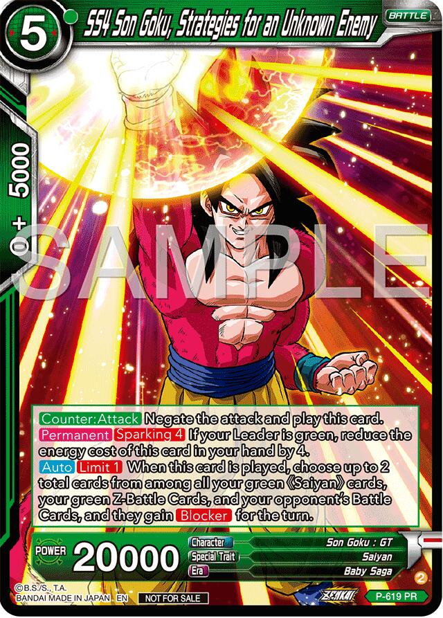 SS4 Son Goku, Strategies for an Unknown Enemy P-619