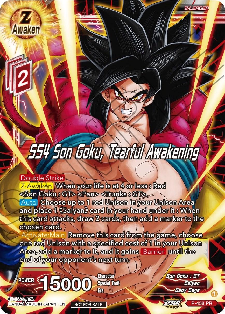 SS4 Son Goku, Tearful Awakening P-458