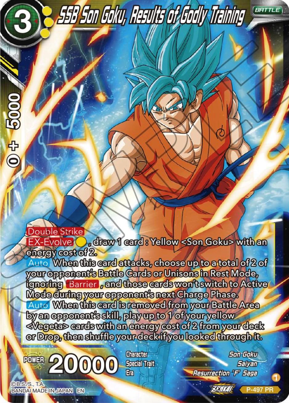 SSB Son Goku, Results of Godly Training P-497