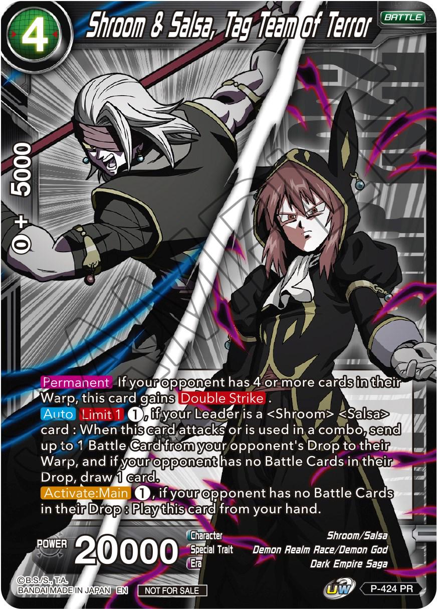 Shroom & Salsa, Tag Team of Terror P-424