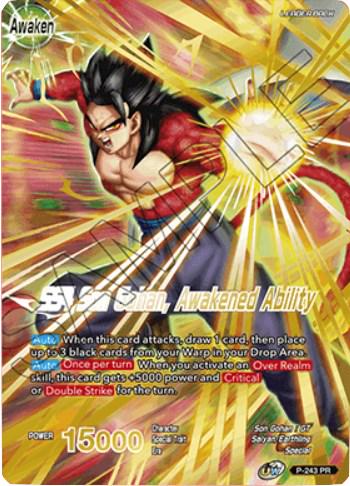 Son Gohan // SS4 Son Gohan, Awakened Ability [Full Art] P-243