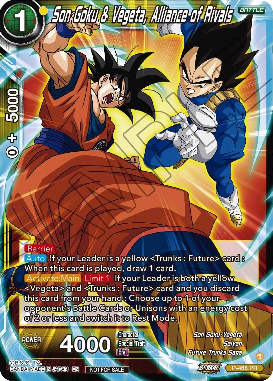 Son Goku & Vegeta, Alliance of Rivals P-468