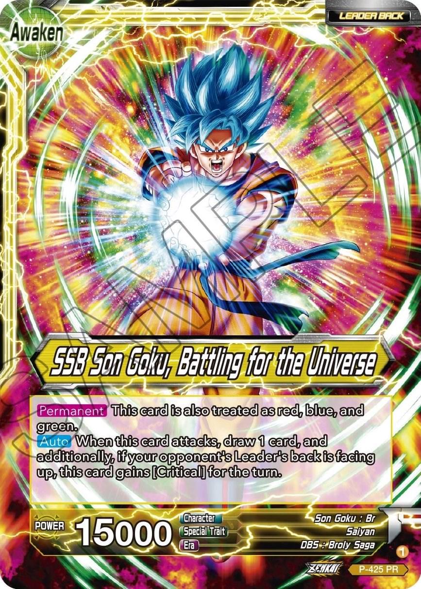 Son Goku // SSB Son Goku, Battling for the Universe P-425