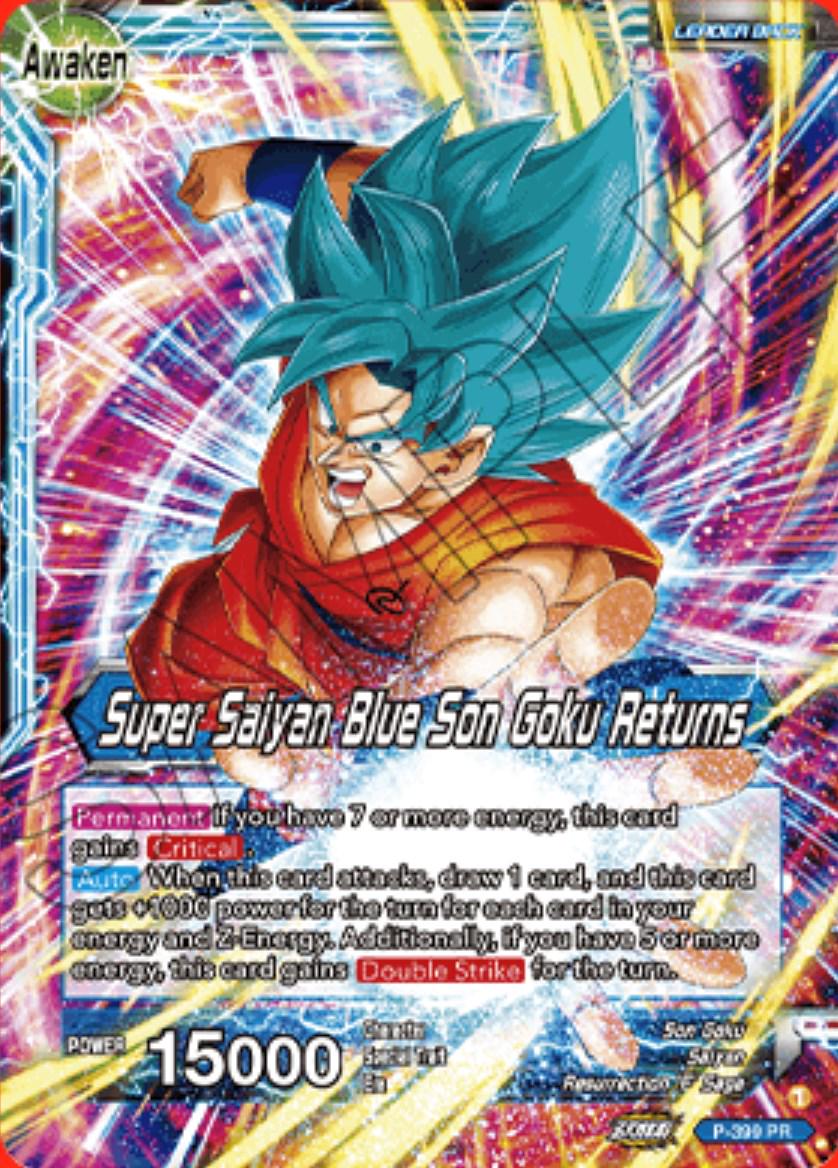 Son Goku // Super Saiyan Blue Son Goku Returns P-399