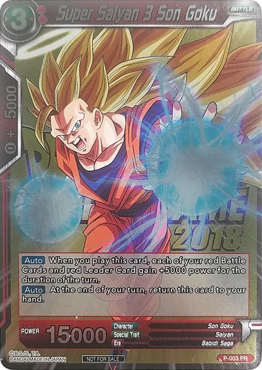 Super Saiyan 3 Son Goku [Metallic Foil] P-003