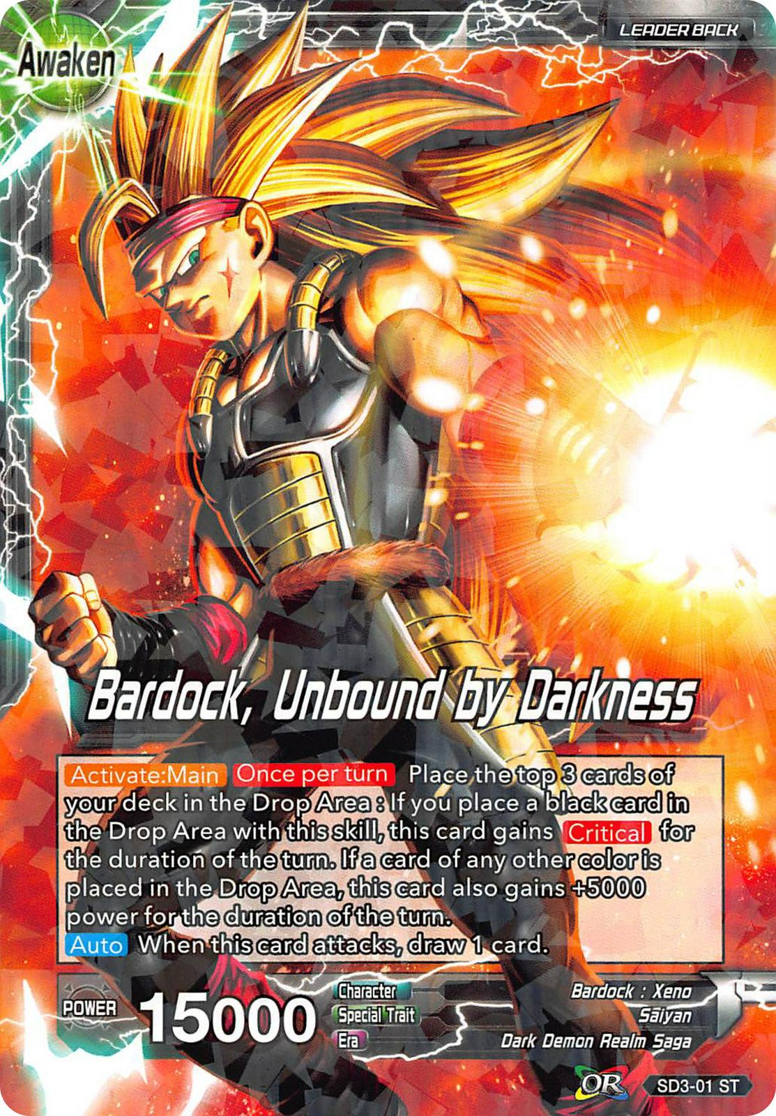 The Masked Saiyan // Bardock, Unbound by Darkness SD3-01