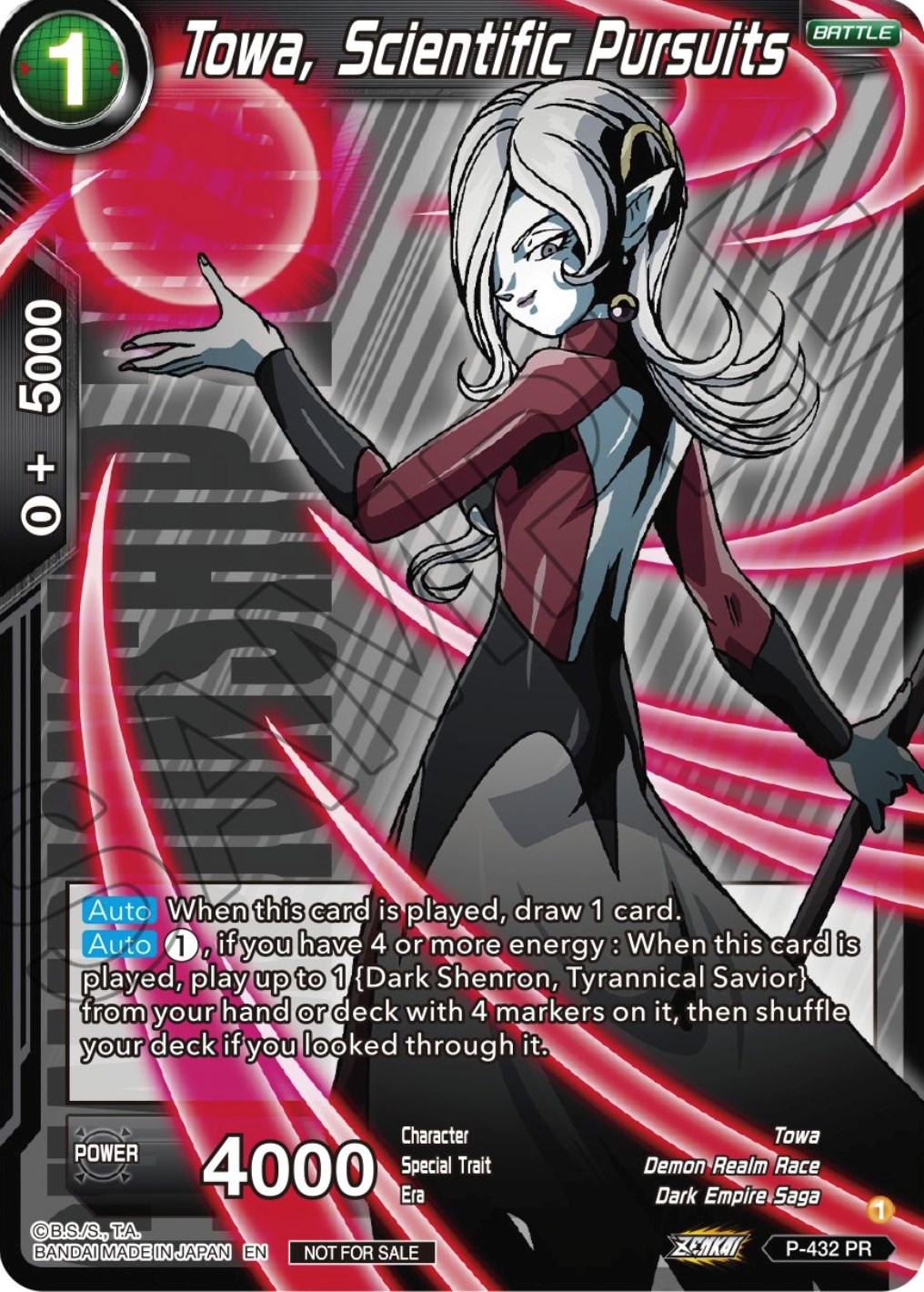 Towa, Scientific Pursuits P-432