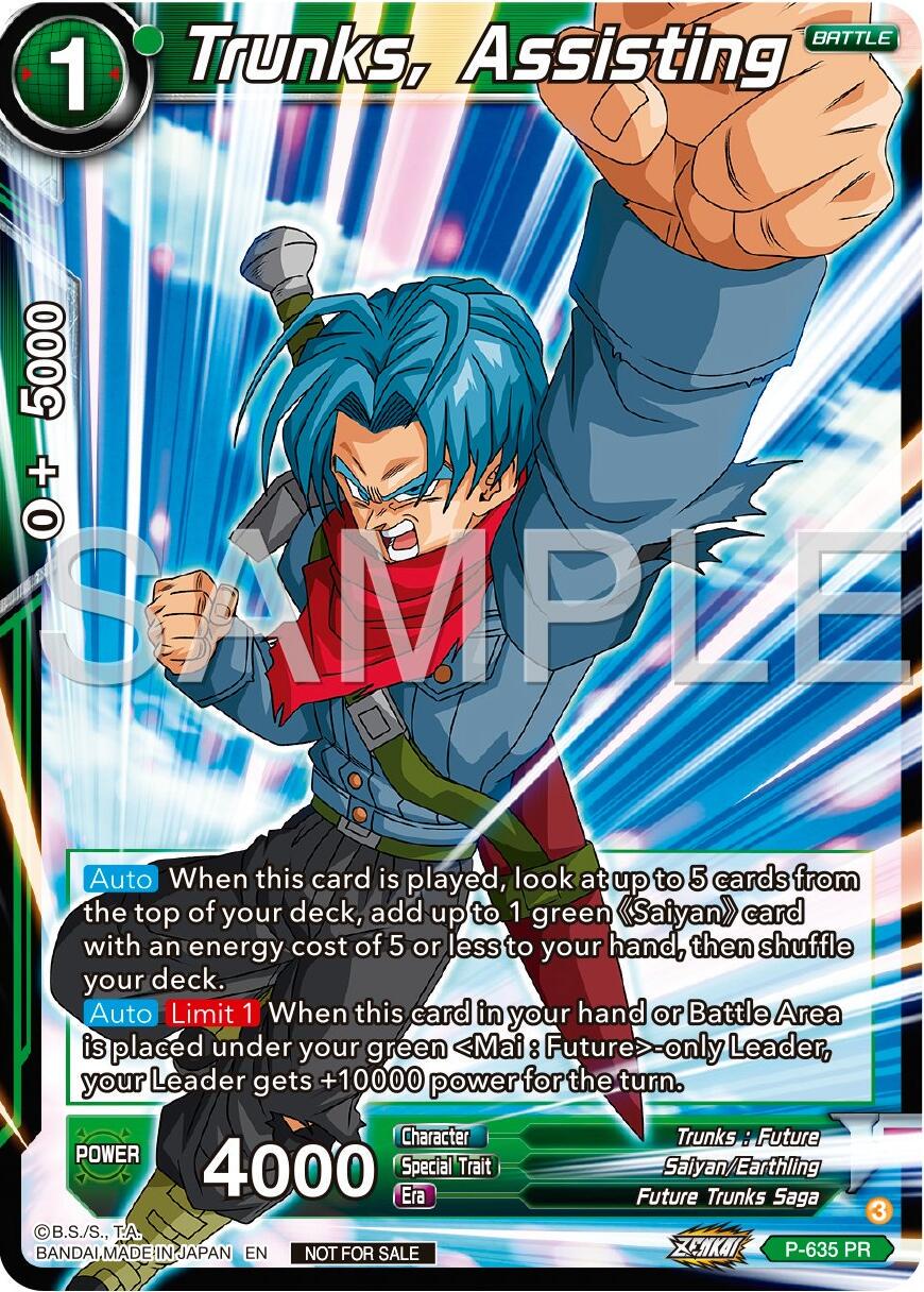 Trunks, Assisting P-635