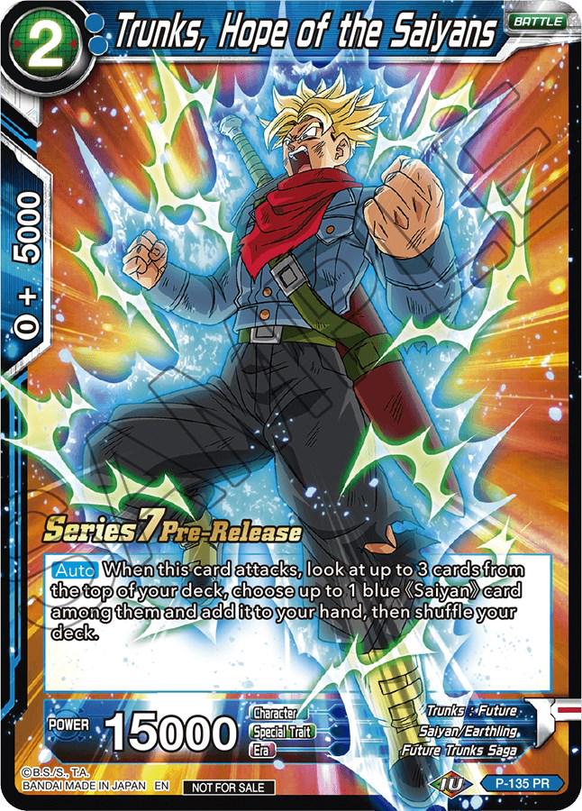 Trunks, Hope of the Saiyans [Alt Art] P-135