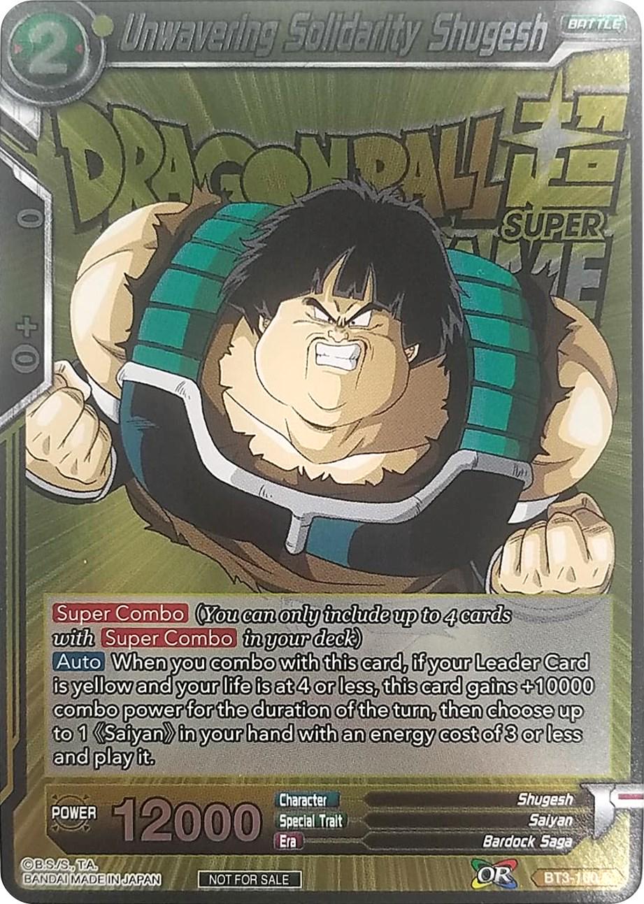 Unwavering Solidarity Shugesh [Metallic Foil] BT3-100