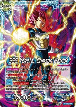 Vegeta // SSG Vegeta, Crimson Warrior P-360 PR