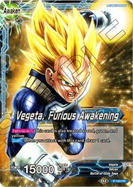 Vegeta // Vegeta, Furious Awakening P-163