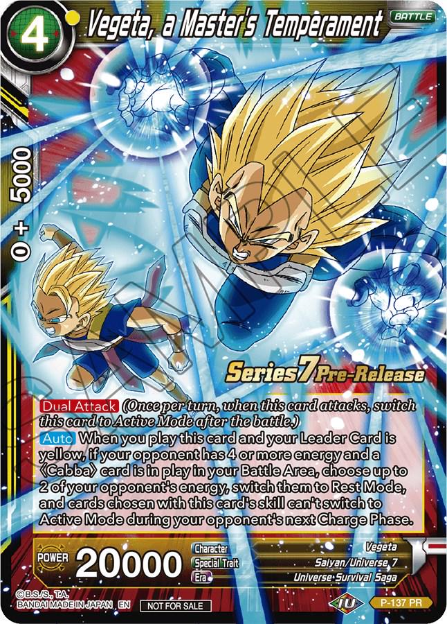 Vegeta, a Master's Temperament [Alt Art] P-137