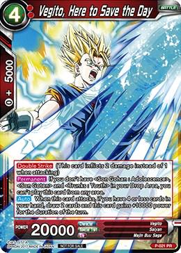 Vegito, Here to Save the Day P-021