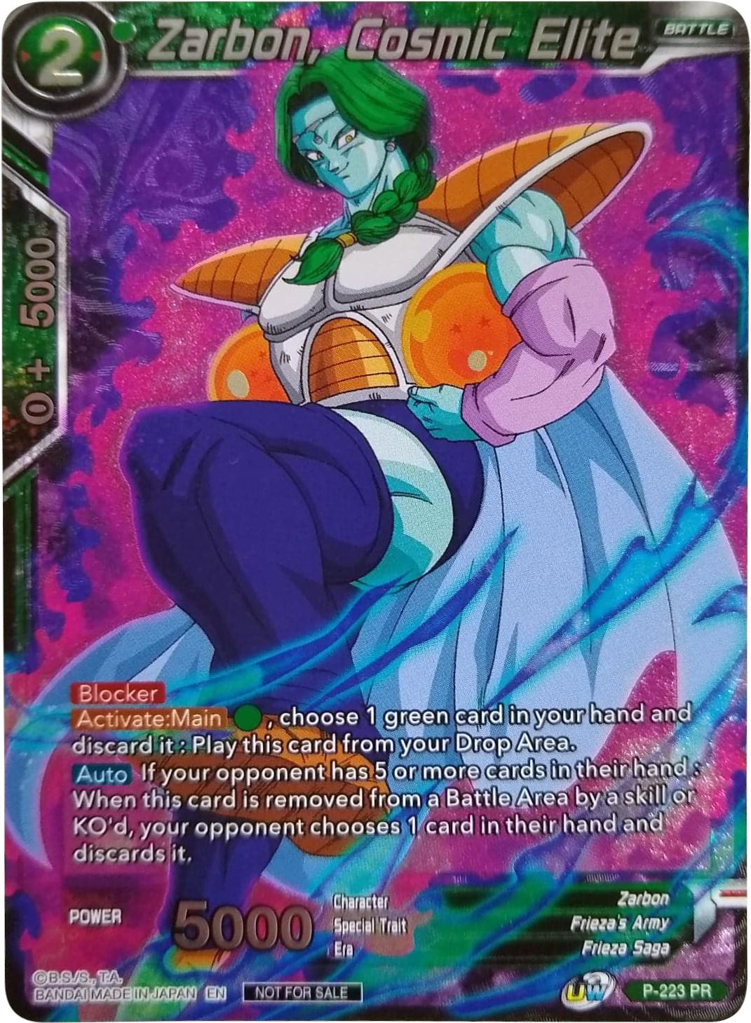 Zarbon, Cosmic Elite [Player's Choice] P-223