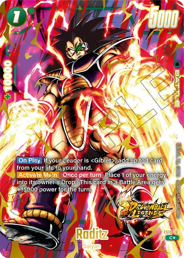 Raditz [Alternate Art Holo] FS10-16