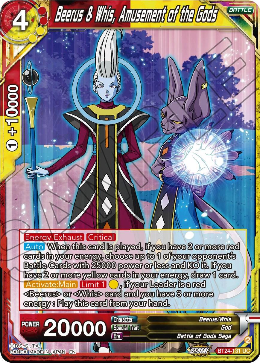 Beerus & Whis, Amusement of the Gods BT24-131